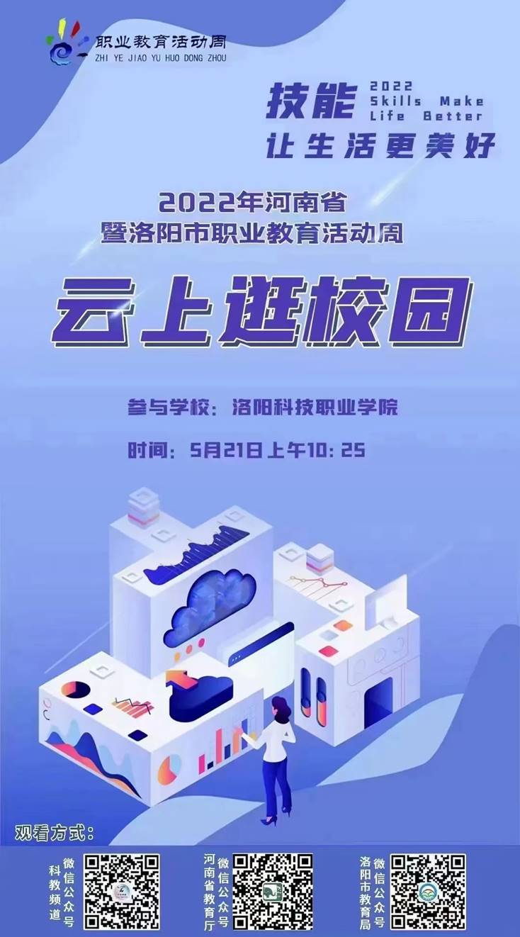 洛阳科技职业学院“云上逛校园”